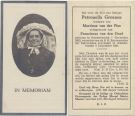 Groenen Petronella x Plas v d  x Oord v d 1931