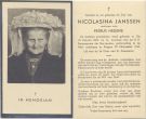 Janssen Nicolasina x Megens 1949