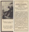 Sleddens Maria x de Laat 1919